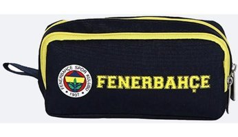 Fenerbahçe Lacivert-Sarı Bölmeli Çift Gözlü Cüzdan Kalemlik