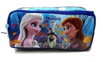 Frocx Otto-48037 Mavi Bölmeli Çift Gözlü Cüzdan Kalemlik