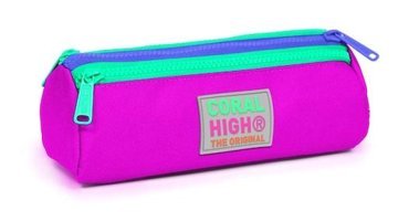 Coral High 22005 Pembe Bölmeli 3 Gözlü Cüzdan Kalemlik