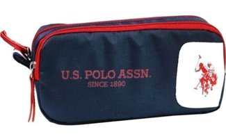 U.S. Polo Assn. 23165 Lacivert Bölmeli Çift Gözlü Cüzdan Kalemlik