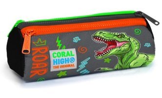 Coral High Gri-Yeşil Bölmeli 3 Gözlü Cüzdan Kalemlik