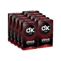 Okey Zirve Tırtıklı Prezervatif 10x10'lu