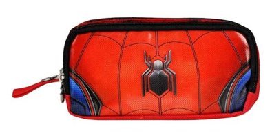 Hakan Çanta Spiderman Kırmızı Bölmeli Çift Gözlü Cüzdan Kalemlik