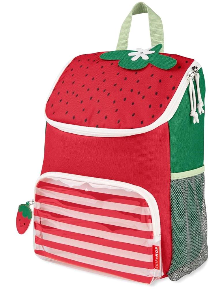 Skip Hop Çilek 2 Gözlü Kırmızı İlkokul Unisex Sırt Çantası