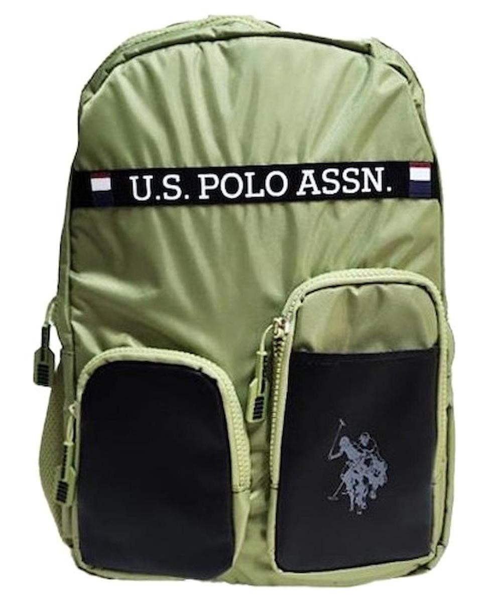 U.S. Polo Assn. PLÇAN23180 Çok Gözlü Yeşil Lise-Üniversite Unisex Sırt Çantası