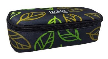 Jacbag Siyah-Yeşil Bölmeli Çift Gözlü Cüzdan Kalemlik