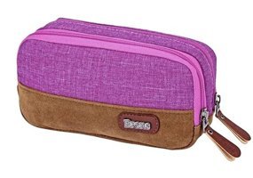 Brons Br-3132 Pembe Bölmeli Çift Gözlü Cüzdan Kalemlik