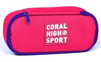 Coral High Mercan Tek Gözlü Cüzdan Kalemlik