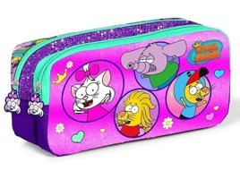 Yaygan 32190 Mor-Pembe Bölmeli Çift Gözlü Cüzdan Kalemlik