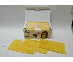 Hayal Tek Kullanımlık 3 Katlı Lastikli Telli 50'li Yetişkin Maske