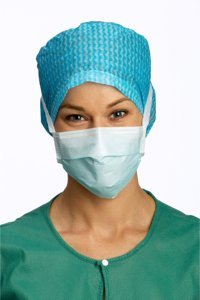 Morven Tek Kullanımlık 3 Katlı Lastikli Telli 200'lü Yetişkin Cerrahi Maske Beyaz