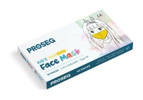 Polmask Tek Kullanımlık 3 Katlı Lastikli Telli 50'li Çocuk Ultrasonik Maske