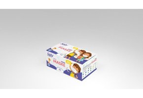 Soly Care Tek Kullanımlık 3 Katlı Lastikli Telli 150'li Yetişkin Ultrasonik Cerrahi Maske Siyah