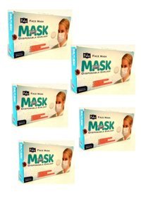 Pufai Tek Kullanımlık 3 Katlı Lastikli Telli 100'lü Yetişkin Ultrasonik Cerrahi Maske