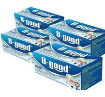 B-Good Tek Kullanımlık 3 Katlı Lastikli Telli 200'lü Çocuk Maske Mavi