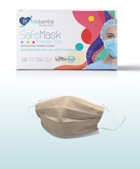 Morven Tek Kullanımlık 3 Katlı Lastikli Telli 50'li Yetişkin Ultrasonik Cerrahi Maske Mor