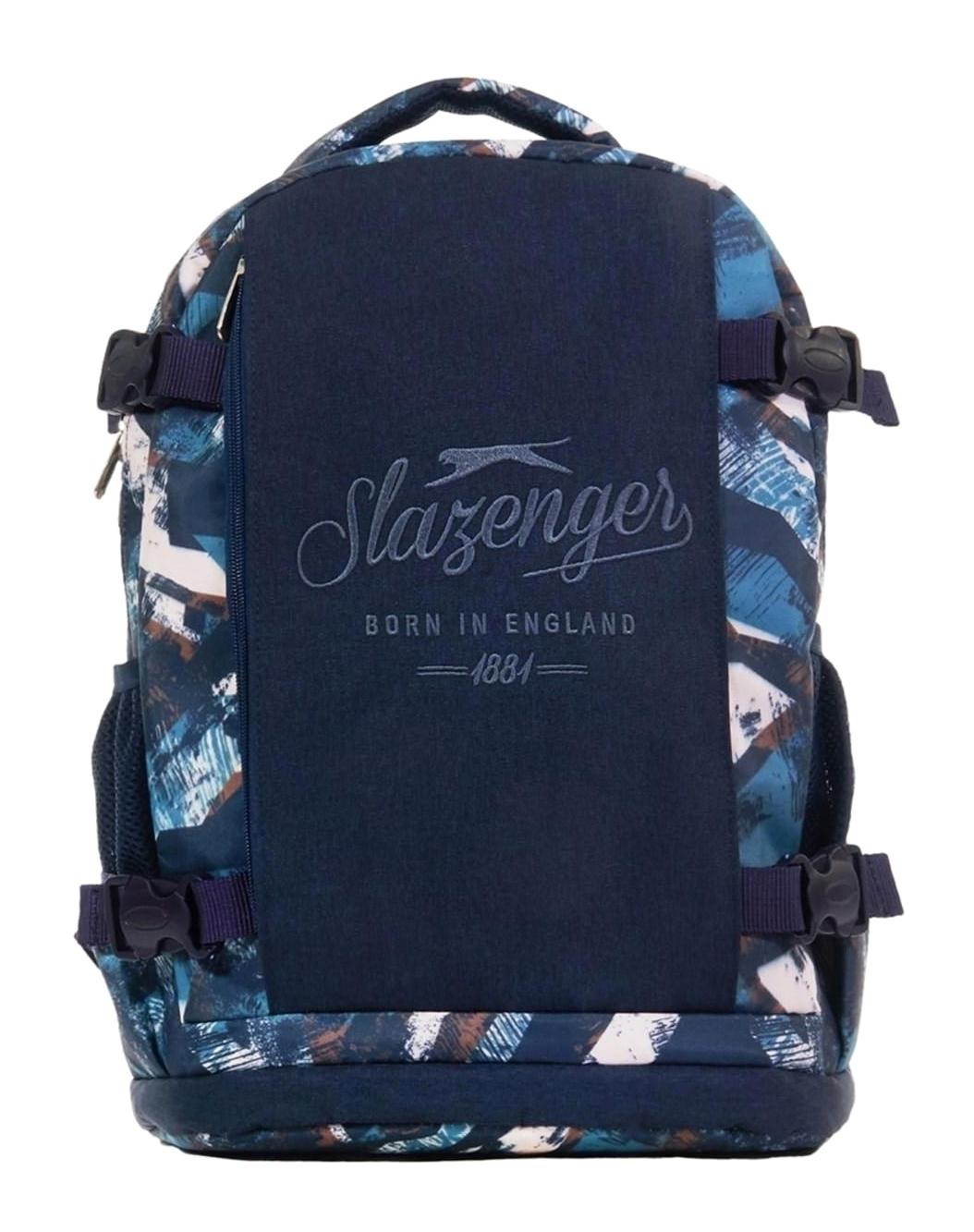 Slazenger Su Geçirmez 4 Gözlü Lacivert İlkokul Unisex Sırt Çantası