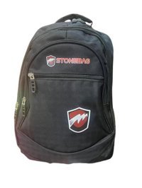 NK Stonebag Su Geçirmez 5 Gözlü Antrasit Lise-Üniversite Unisex Sırt Çantası
