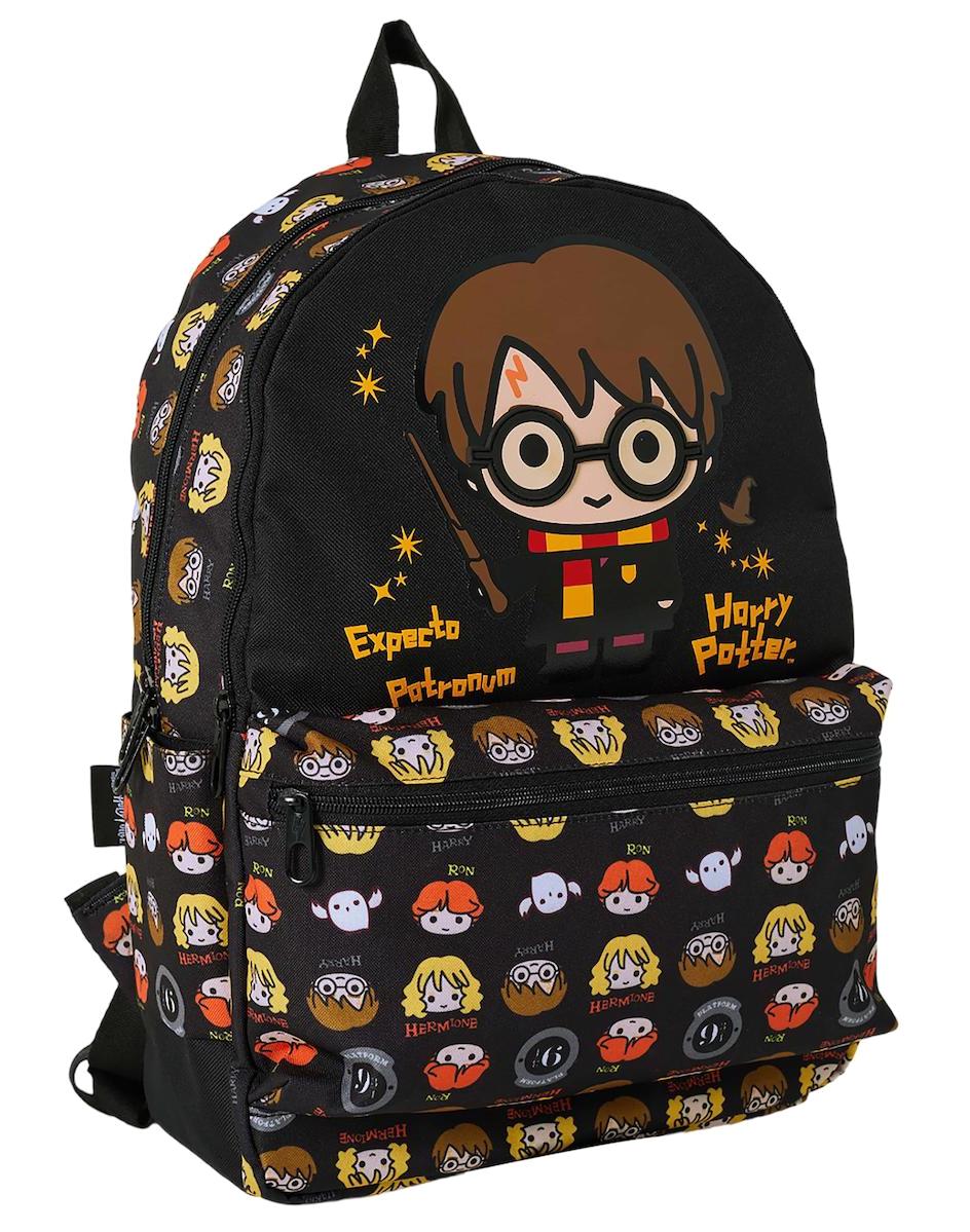 OBM 2072 Harry Potter 3 Gözlü Siyah İlkokul Unisex Sırt Çantası