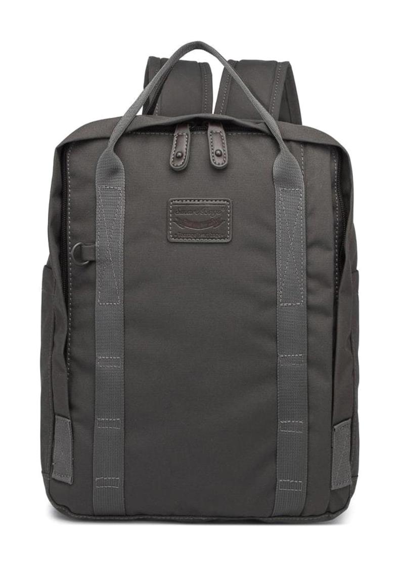 Smart Bags 3190 Su Geçirmez 2 Gözlü Antrasit Lise-Üniversite Unisex Sırt Çantası