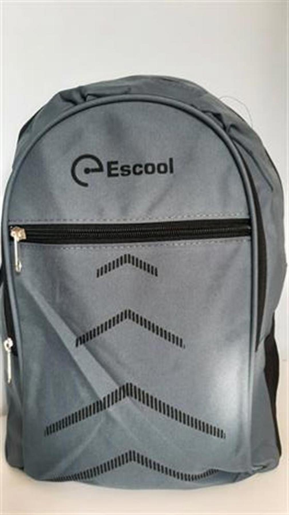 Relaxion ESC700 3 Gözlü Gri İlkokul Unisex Sırt Çantası