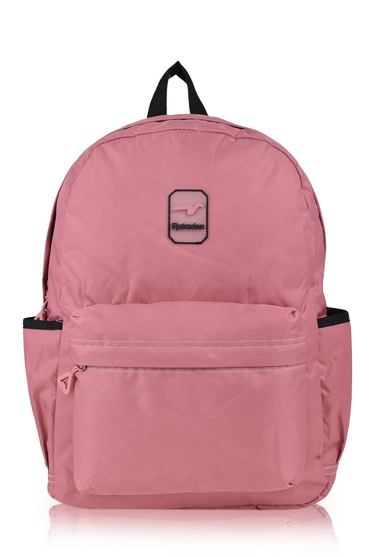 Elatae 2115 Su Geçirmez 2 Gözlü Pembe İlkokul Unisex Sırt Çantası