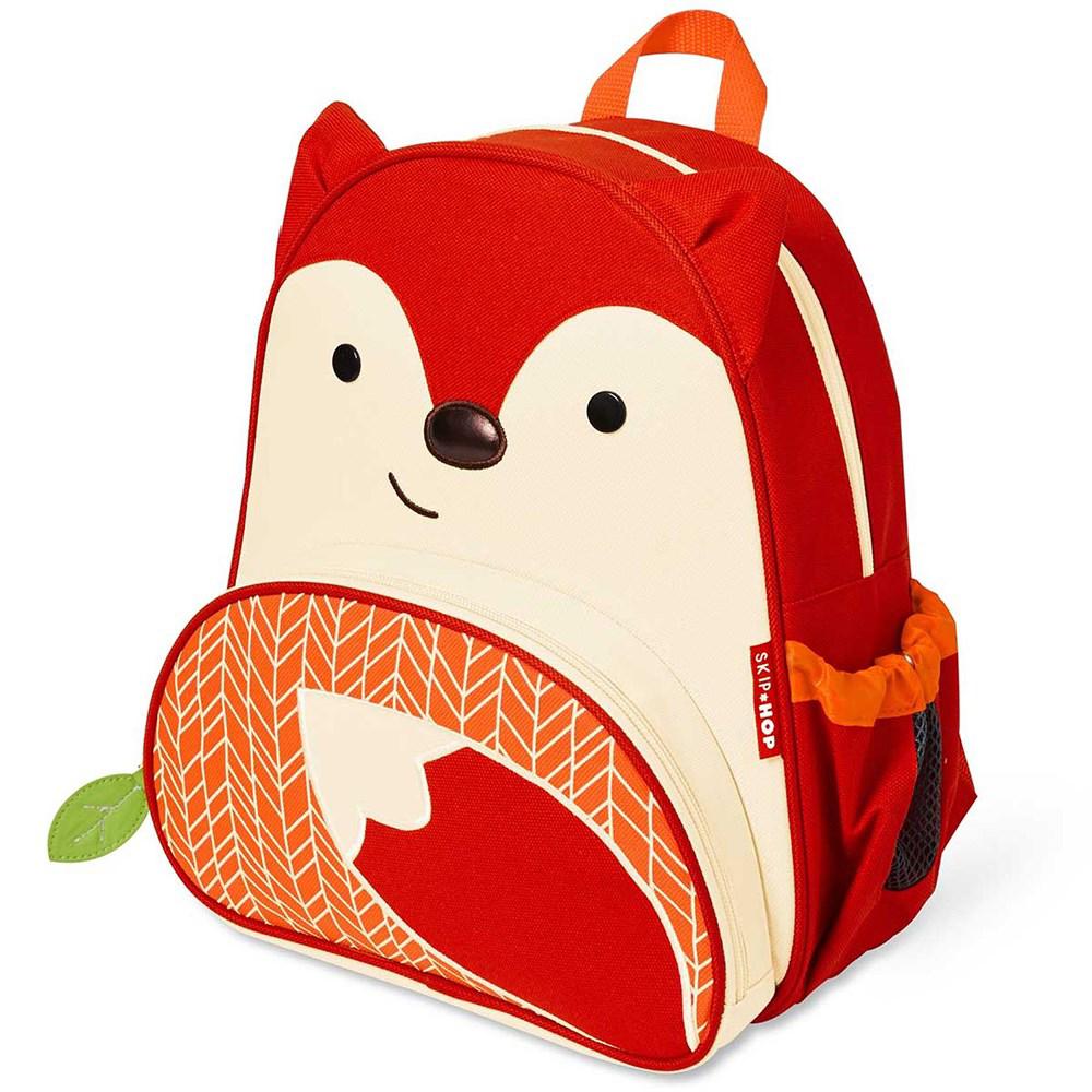 Skip Hop Zoo Hayvan 2 Gözlü Kırmızı Anaokulu Unisex Sırt Çantası