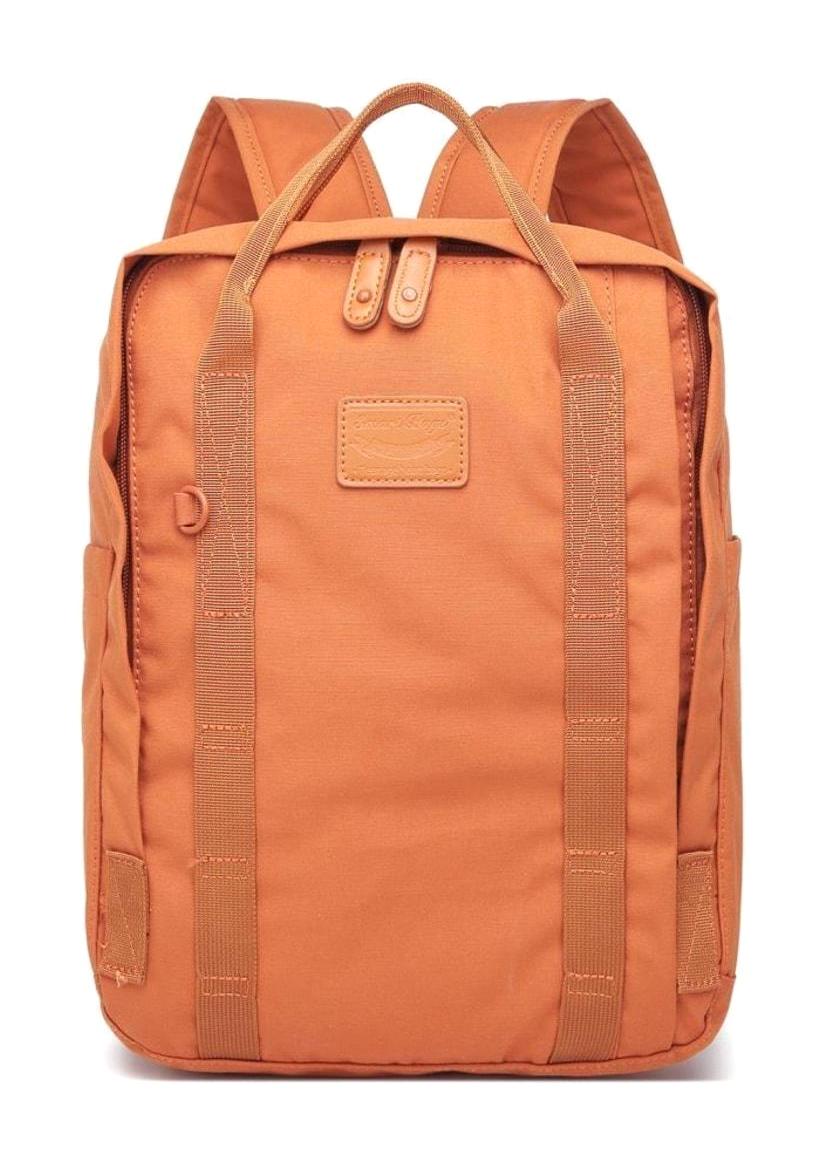 Smart Bags 3190 Su Geçirmez 2 Gözlü Lacivert-Somon Lise-Üniversite Unisex Sırt Çantası