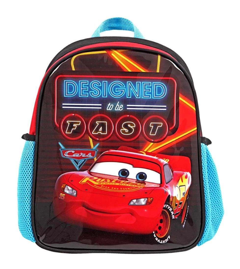 Mikro Hawk Jr Şimşek Mcqueen Cars 3 Gözlü Siyah Anaokulu Erkek Çocuk Sırt Çantası