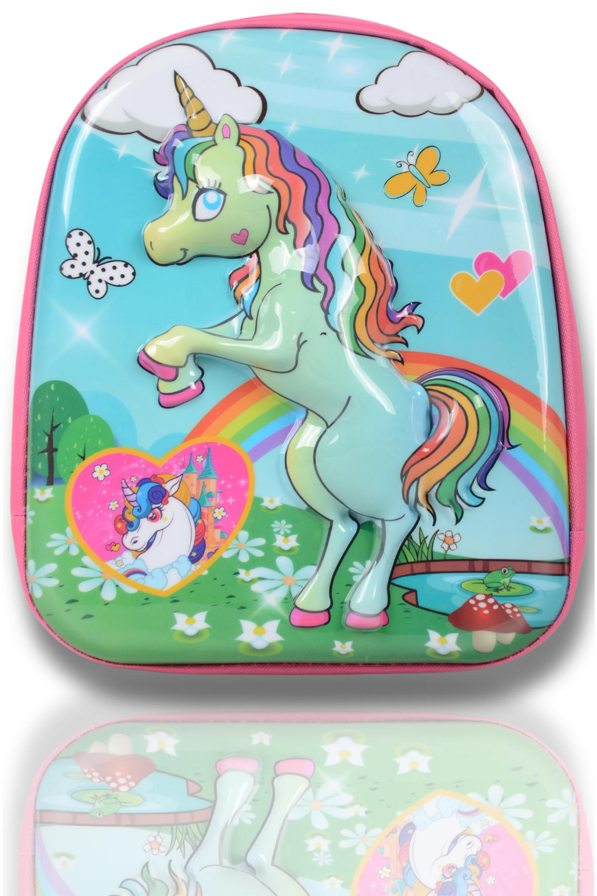 IRK Unicorn Hayvan Tek Gözlü Pembe Anaokulu Kız Çocuk Sırt Çantası