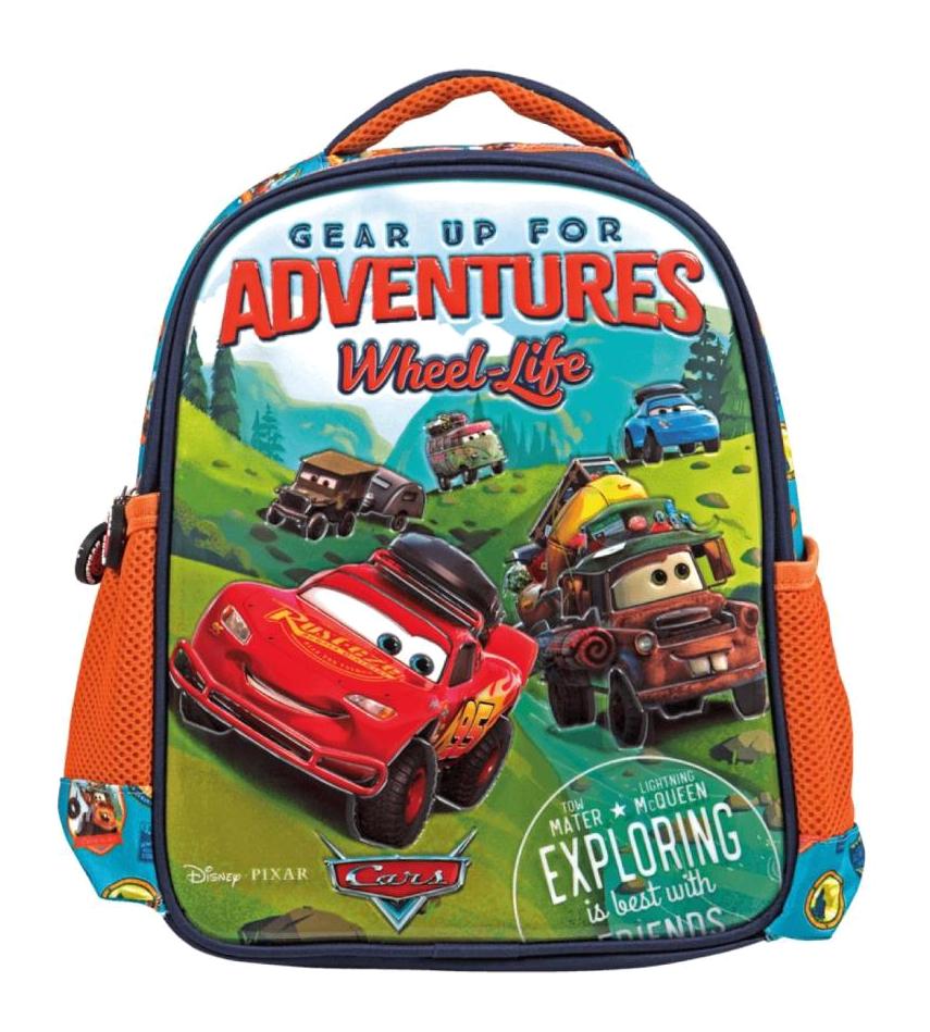 Frocx Brıck Fun Şimşek Mcqueen Cars 3 Gözlü Turuncu Anaokulu Erkek Çocuk Sırt Çantası