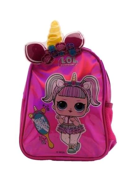 L.O.L Surprise L.O.L Surprise Su Geçirmez Tek Gözlü Koyu Pembe Anaokulu Kız Çocuk Sırt Çantası