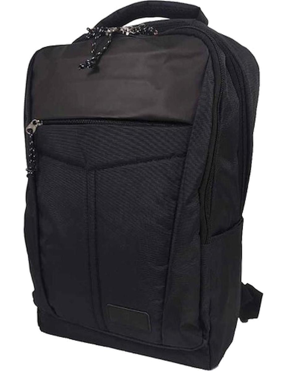 Bear & Deer 5 Gözlü Siyah Lise-Üniversite Unisex Sırt Çantası