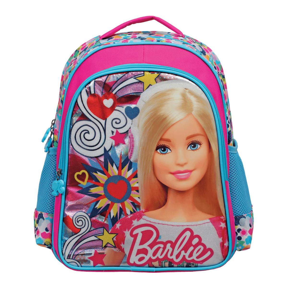 Frocx Due One To One Barbie Mattel 4 Gözlü Pembe İlkokul Kız Çocuk Sırt Çantası