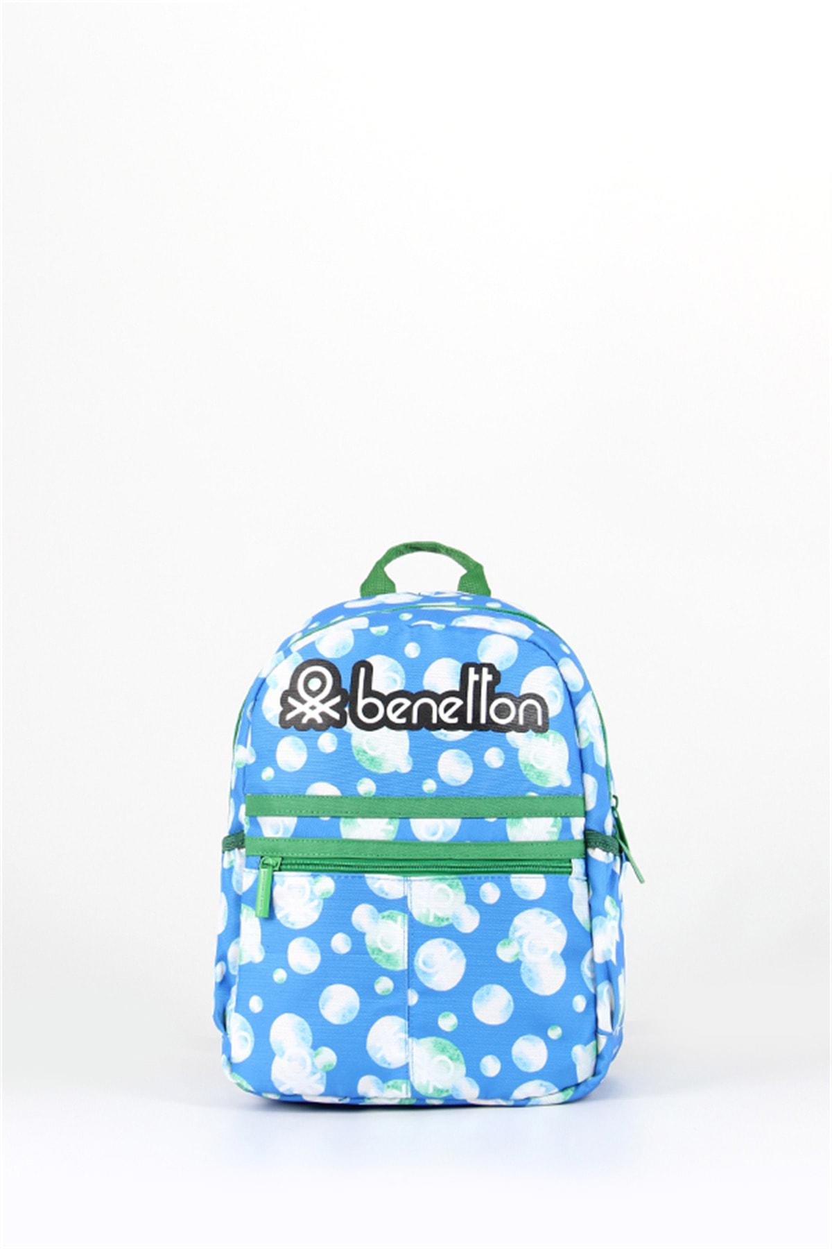 United Colors Of Benetton 76134 Baloncuk 4 Gözlü Mavi Anaokulu Unisex Sırt Çantası