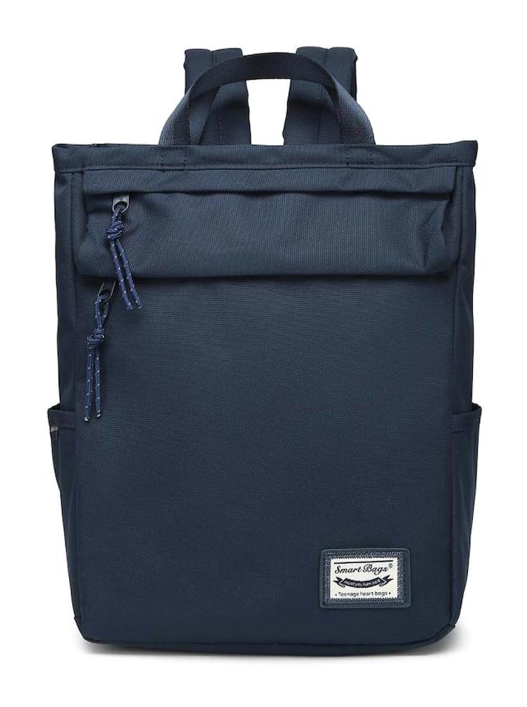 Smart Bags 3195 3 Gözlü Siyah Lise-Üniversite Unisex Sırt Çantası