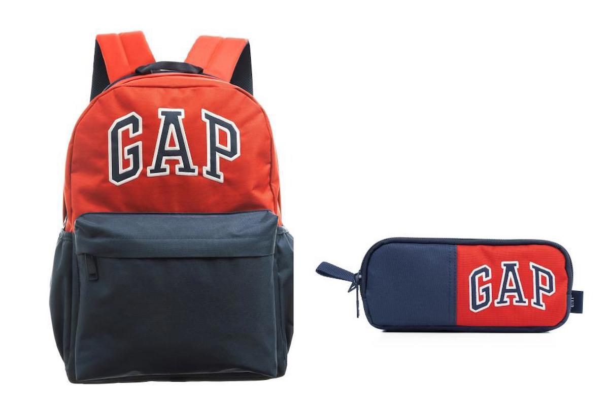 Gap 3 Gözlü Kırmızı İlkokul Unisex Sırt Çantası