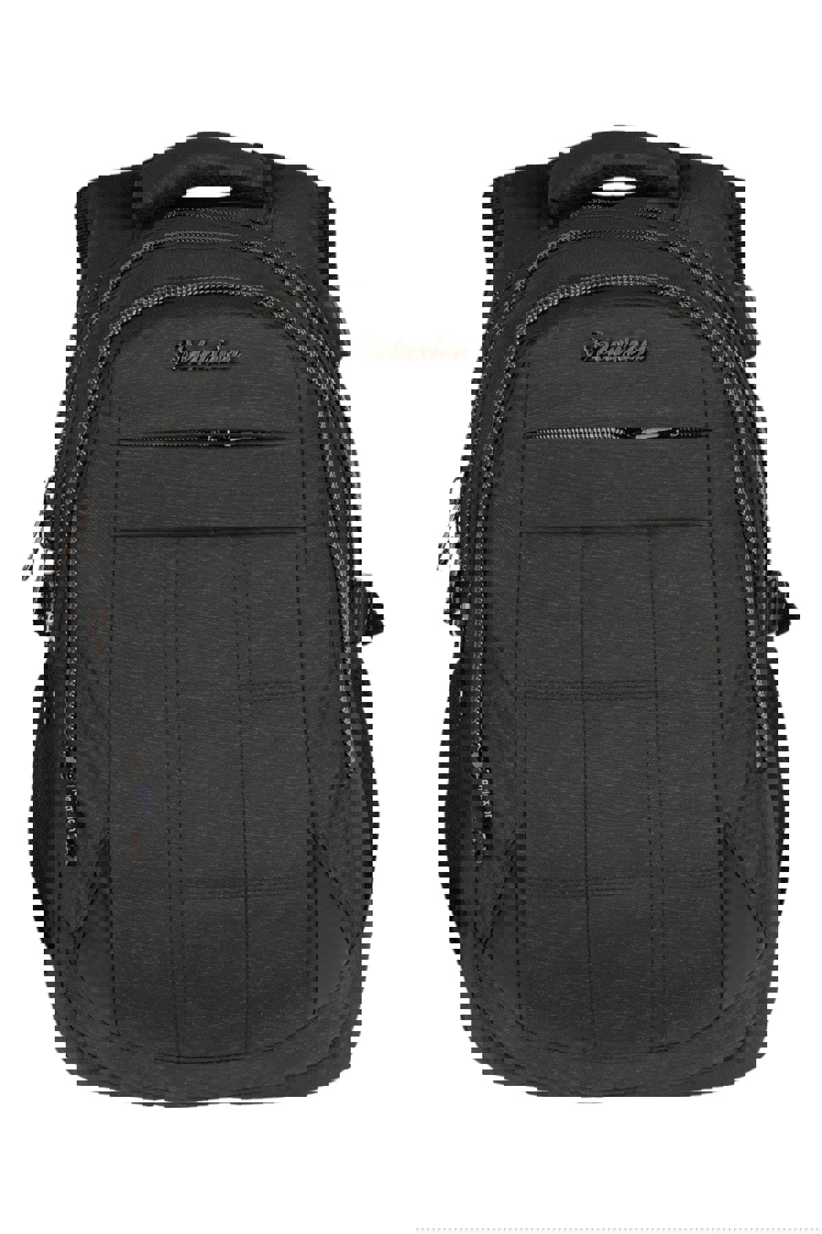 UCR Home Su Geçirmez 4 Gözlü Siyah Lise-Üniversite Unisex Sırt Çantası