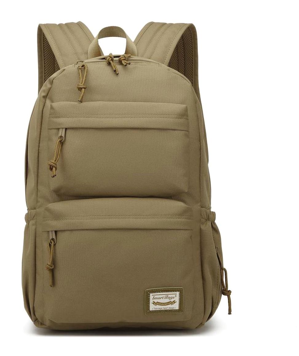 Smart Bags 3154 Çok Gözlü Kahverengi Lise-Üniversite Unisex Sırt Çantası