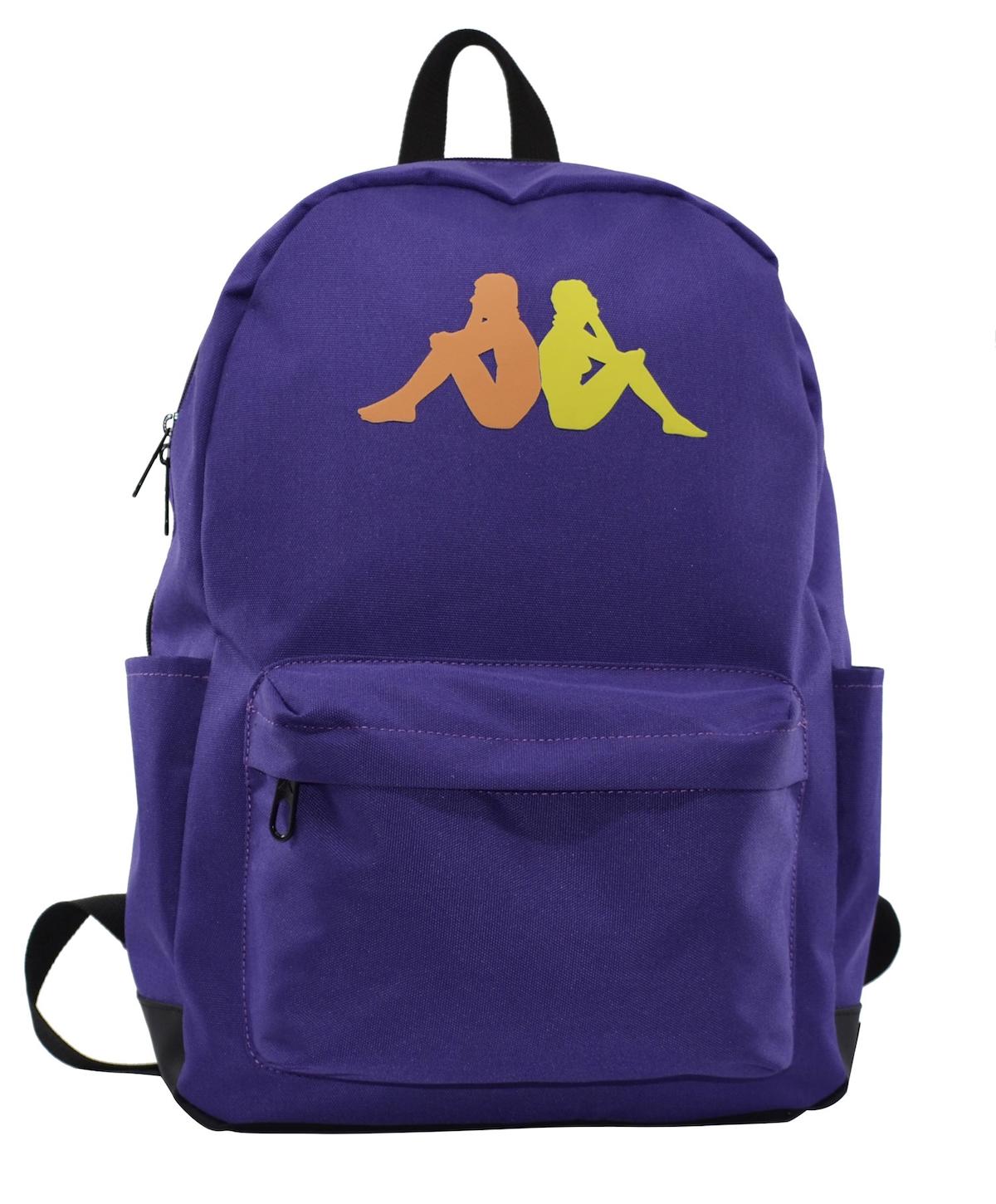 Kappa 1948 2 Gözlü Mavi Lise-Üniversite Unisex Sırt Çantası