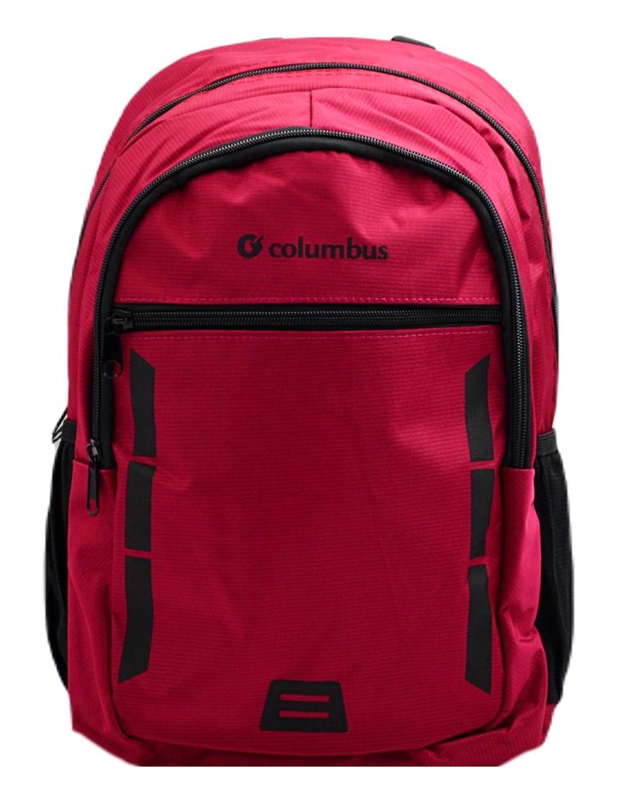 Columbus 05381 5 Gözlü Kırmızı Lise-Üniversite Unisex Sırt Çantası