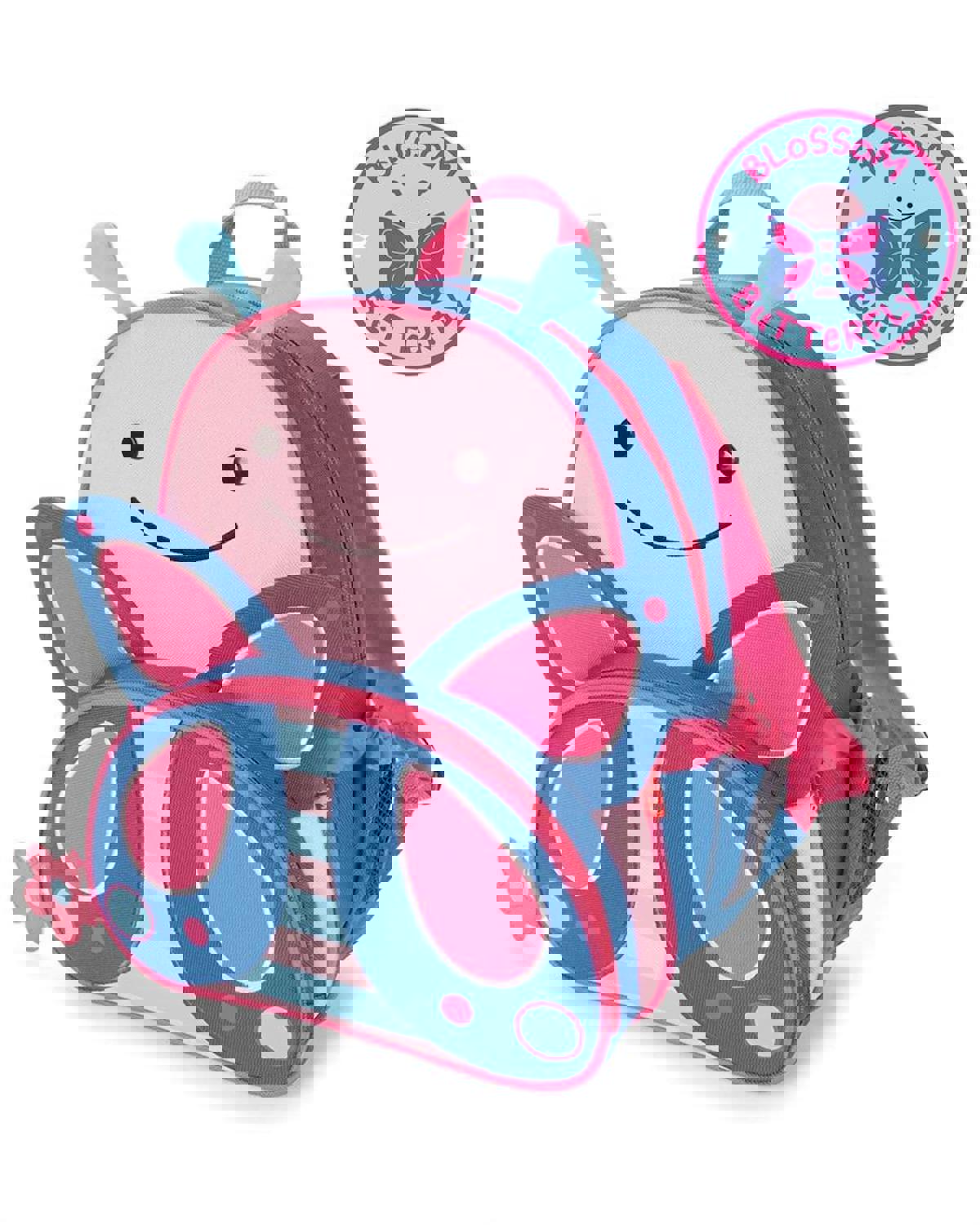 Skip Hop Zoo Kelebek Hayvan 2 Gözlü Pembe Anaokulu Kız Çocuk Sırt Çantası