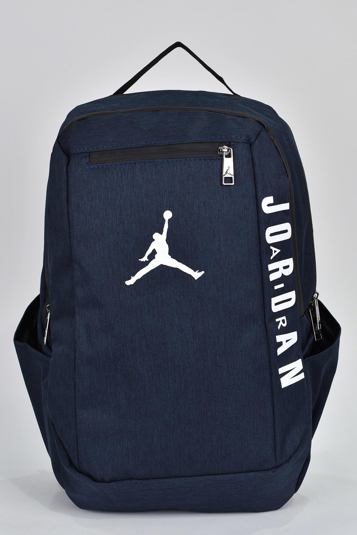 Jordan Q3081 Jordan 3 Gözlü Lacivert Lise-Üniversite Unisex Sırt Çantası