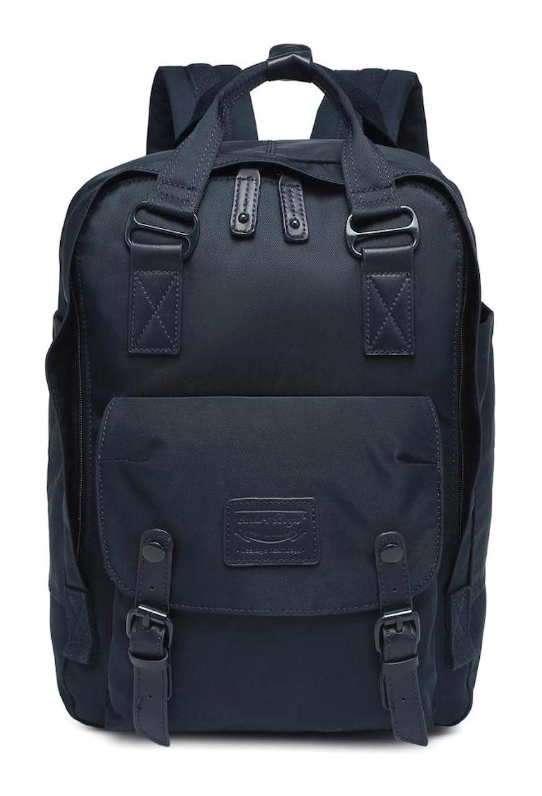 Smart Bags 6004 2 Gözlü Siyah Lise-Üniversite Unisex Sırt Çantası