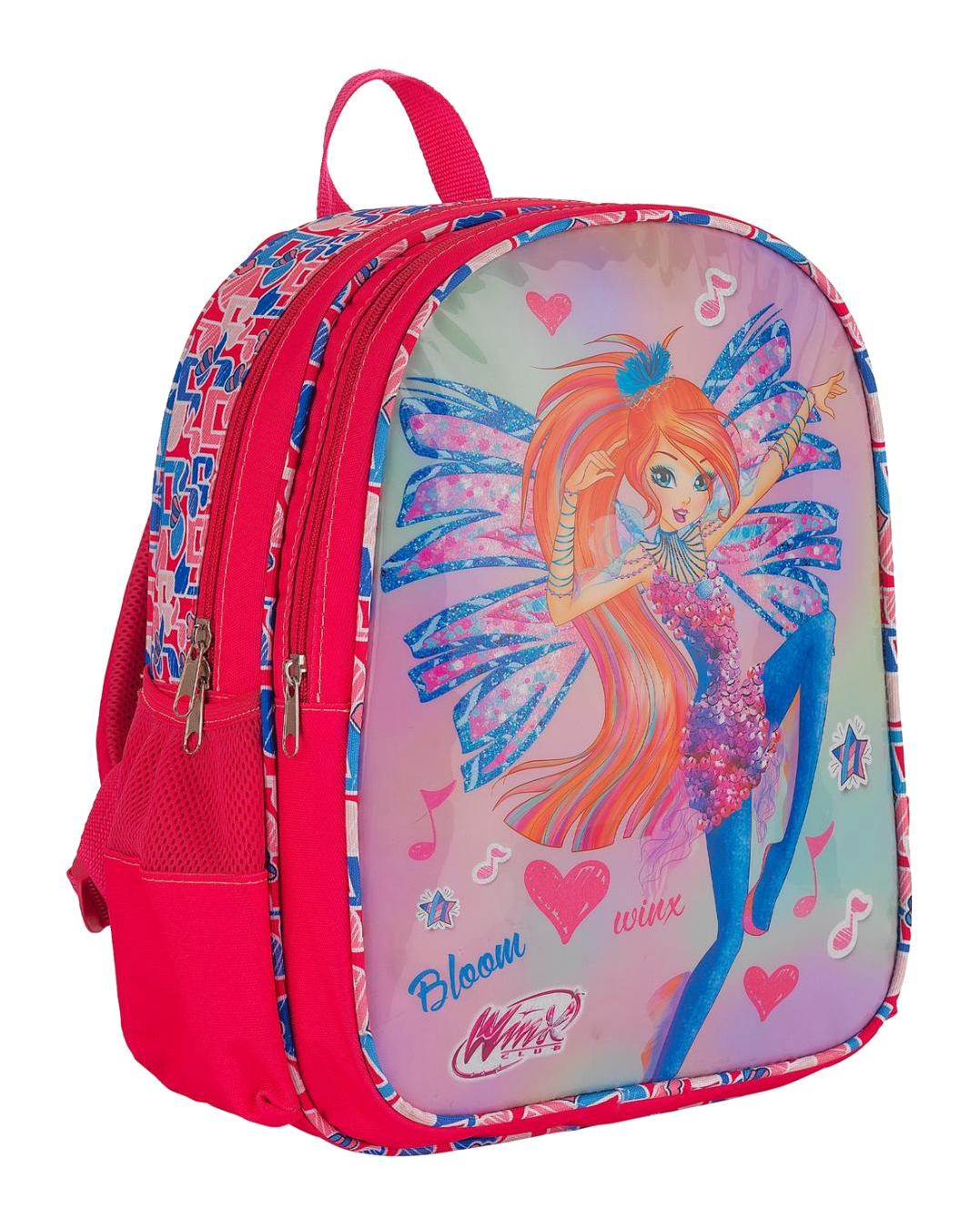 Me Çantam Bloom Winx Su Geçirmez 2 Gözlü Pembe İlkokul Kız Çocuk Sırt Çantası