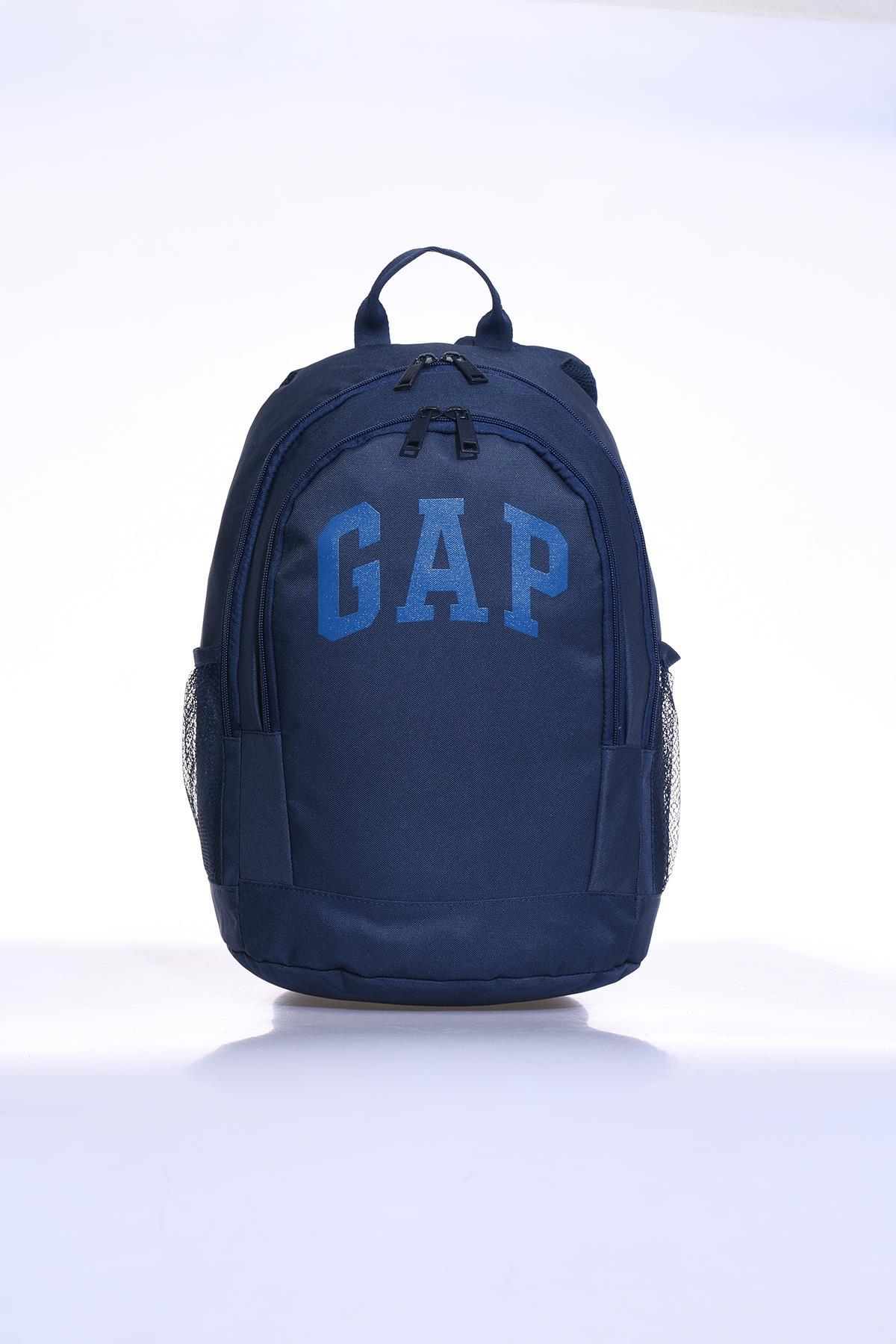 Gap GP03457 Su Geçirmez 2 Gözlü Lacivert İlkokul Unisex Sırt Çantası