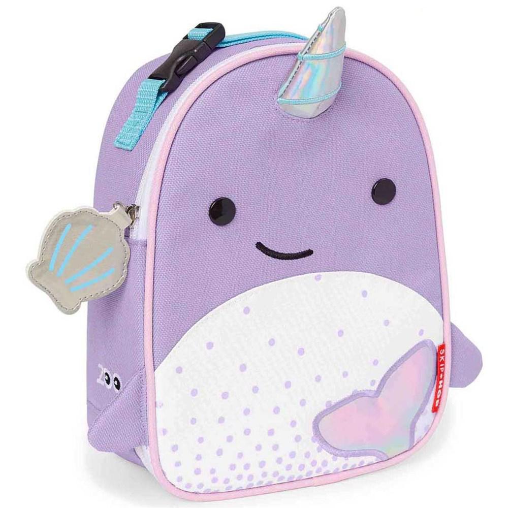 Skip Hop Narwhal Tek Gözlü Lila Anaokulu Kız Çocuk Sırt Çantası + Beslenme Çantası