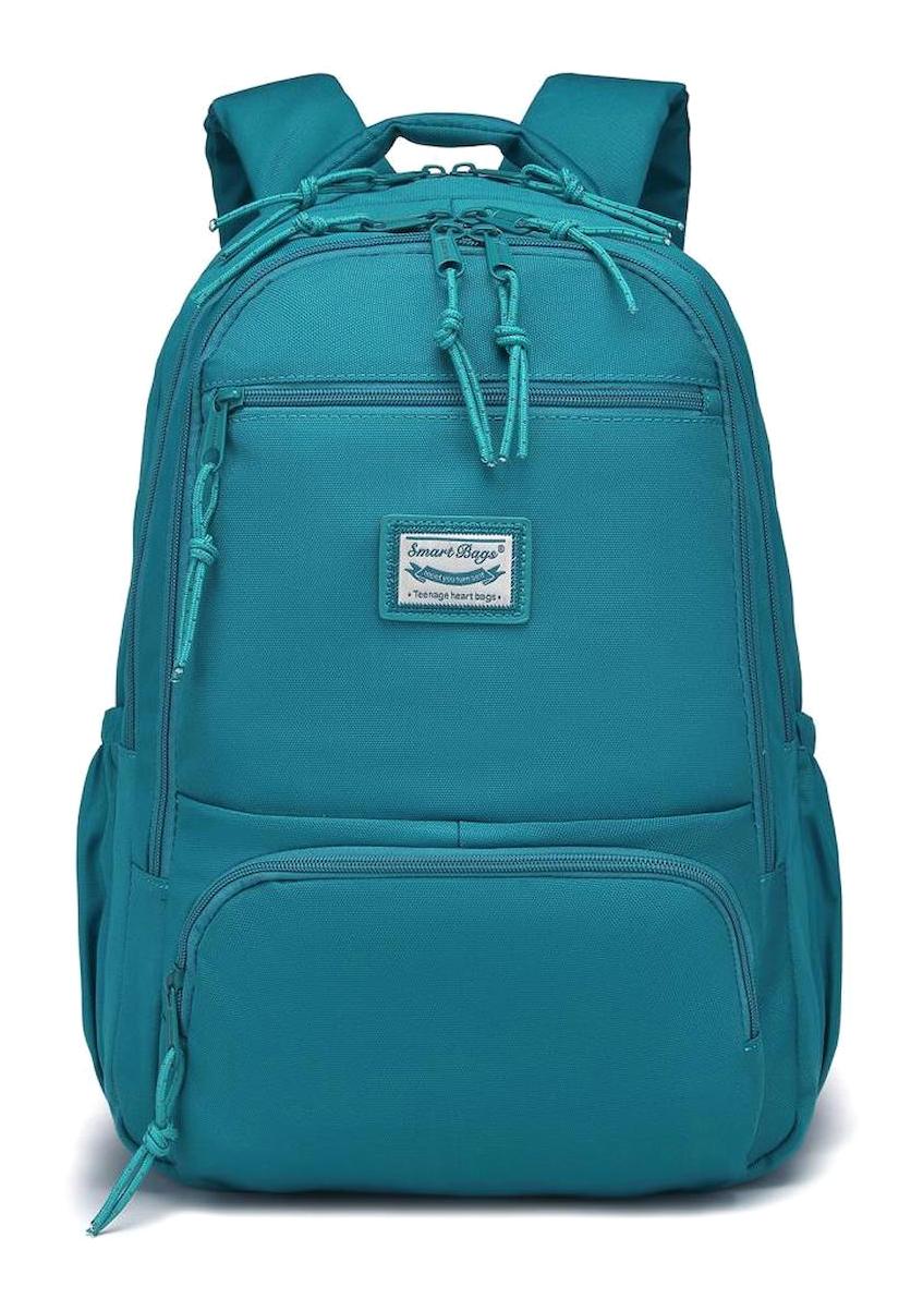 Smart Bags 3196 Çok Gözlü Mavi Lise-Üniversite Erkek Sırt Çantası