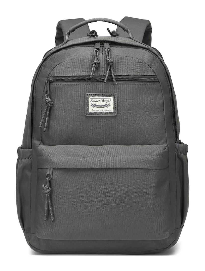 Smart Bags 3198 Çok Gözlü Antrasit Lise-Üniversite Unisex Sırt Çantası