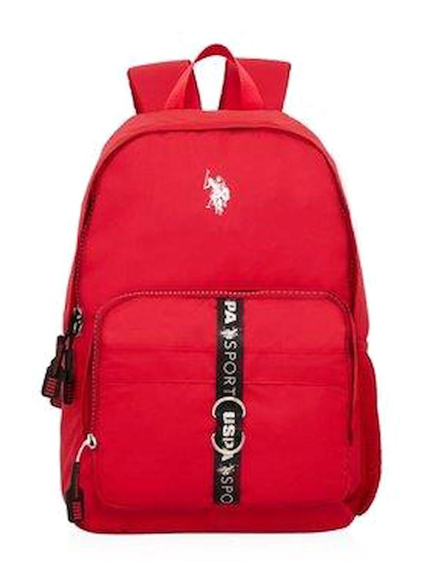 U.S. Polo Assn. PLCAN 22013 3 Gözlü Kırmızı Lise-Üniversite Unisex Sırt Çantası